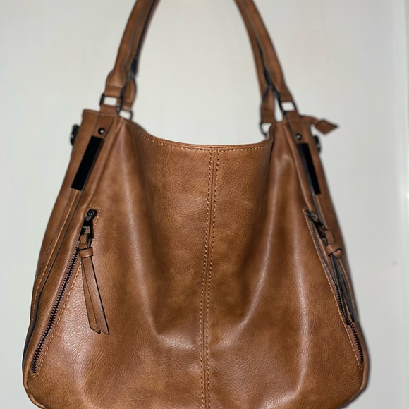 Women’s shoulder bag, brown, like new, used only a couple times. - Picture 1 of 5